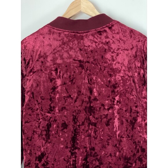 Ashley Outwear 26 International Velvet Full Zip Bomber Jacket Size XL NEW - Picture 4 of 16